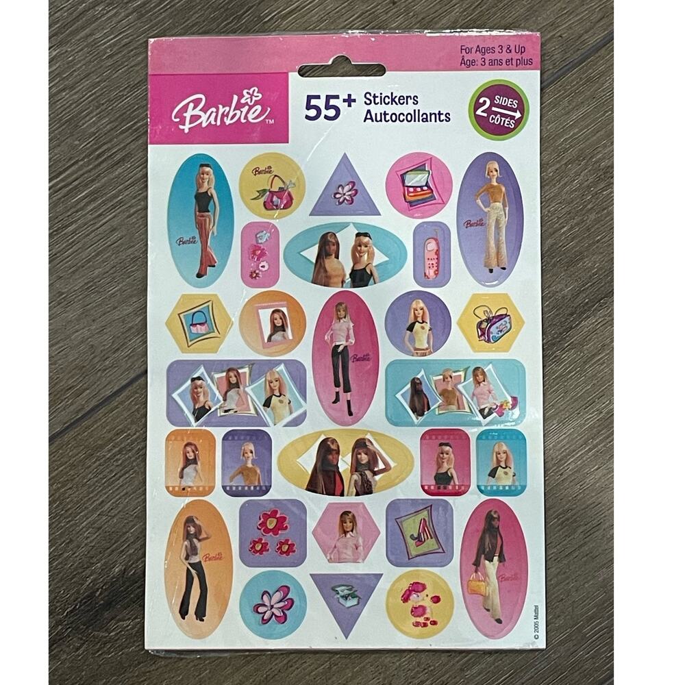 Mattel Barbie My‎ Special Things Sandylion 2005 Stickers Sealed 55+ Stickers
